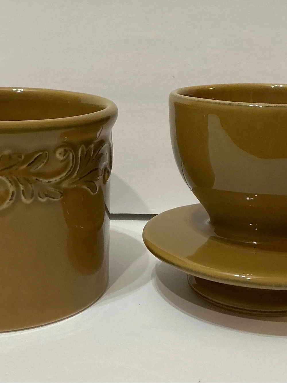 L Tremain The Original Butter Bell Crock Antique Collection Sienna Brown Mocha
